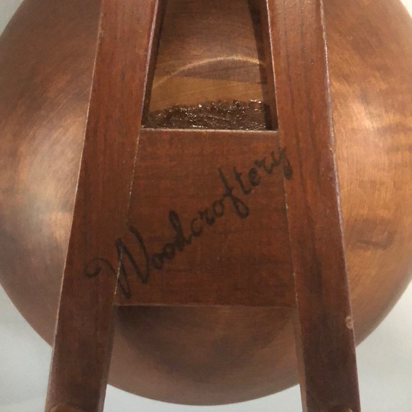 Vintage Wooden Wheelbarrow Nut Bowl/Dish - Picture 5 of 12